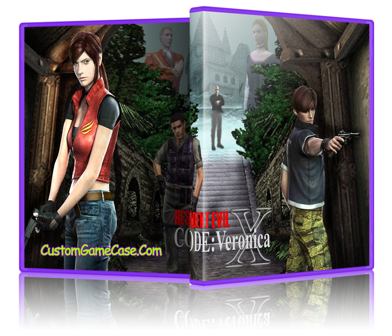 Resident Evil Code Veronica X - Nintendo GameCube GC - Empty Custom  Replacement Game Box Case - Custom Game Case